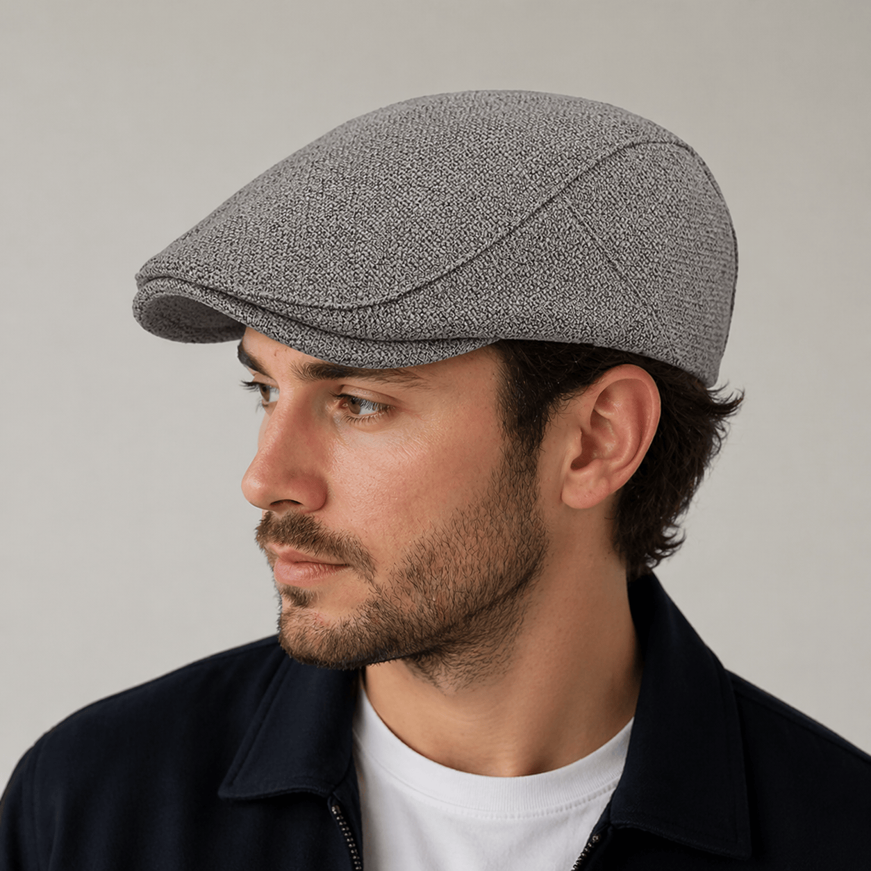 Béret Effet Lin Classique