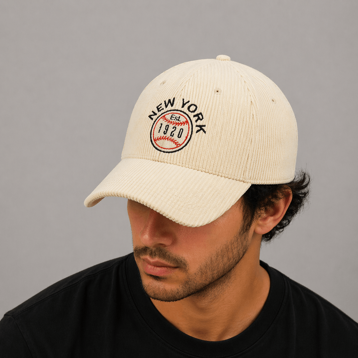 Casquette Velours Vintage