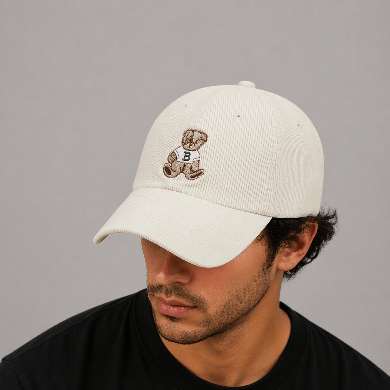 Casquette Velours Ours