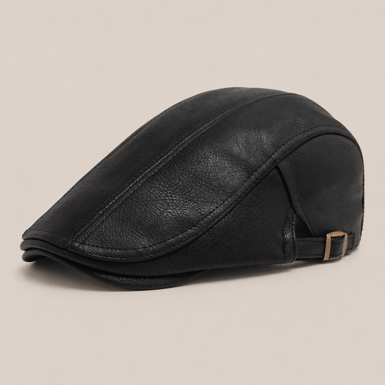 Béret Simili Cuir Vintage
