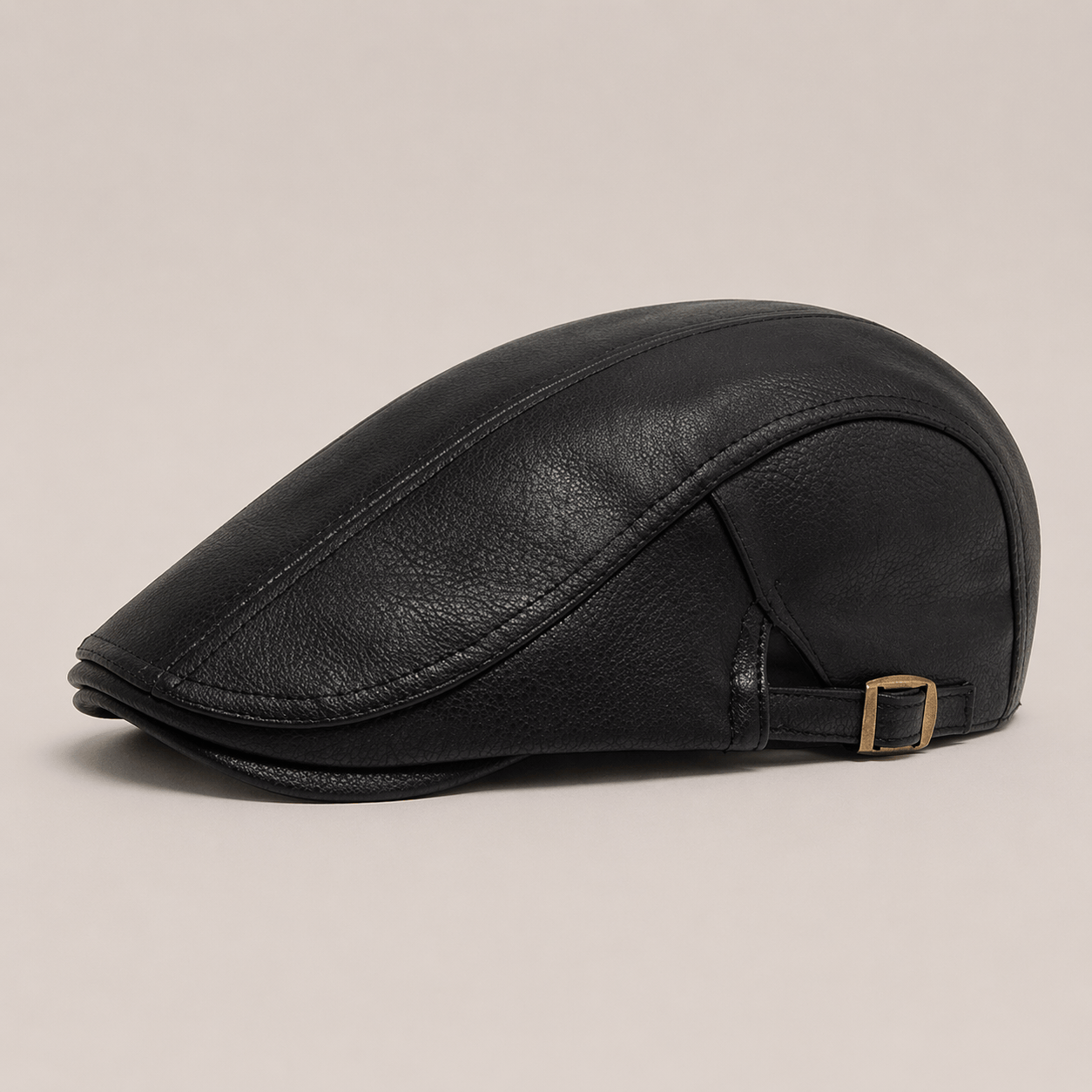 Béret Simili Cuir Vintage