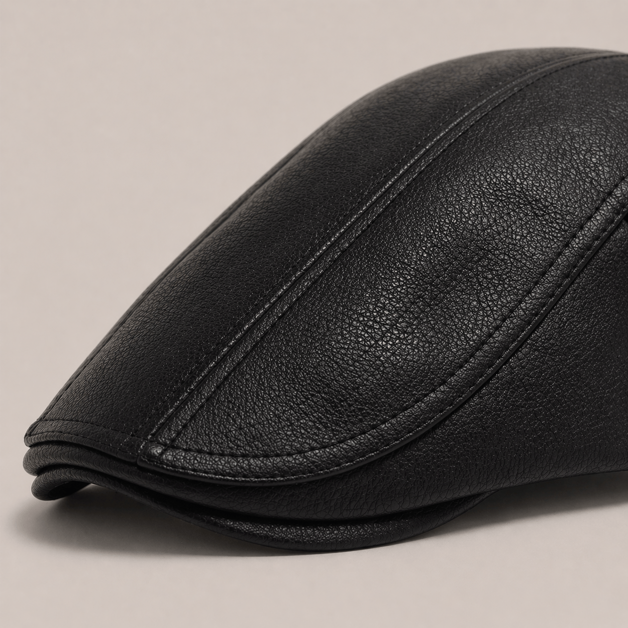 Béret Simili Cuir Vintage