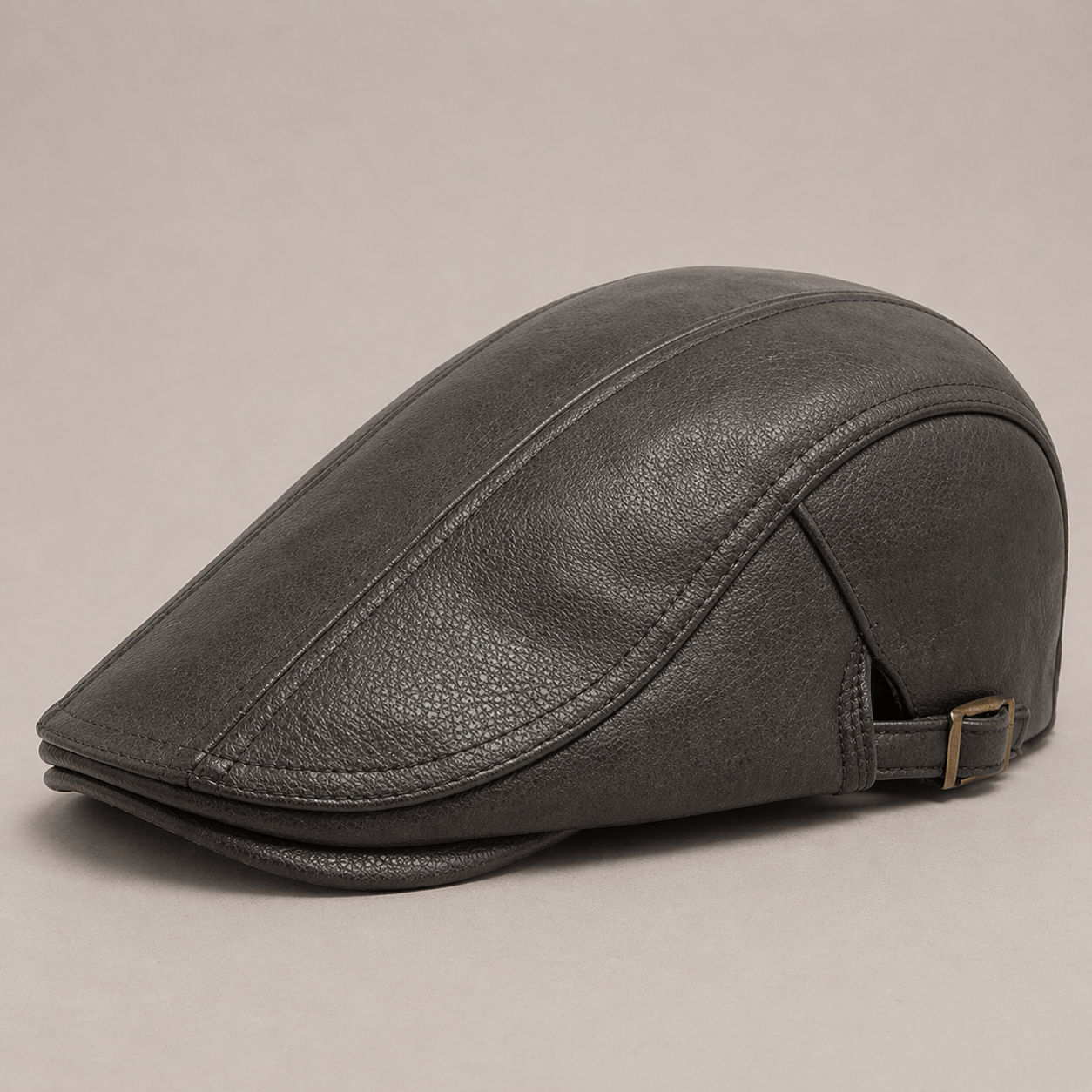 Béret Simili Cuir Vintage