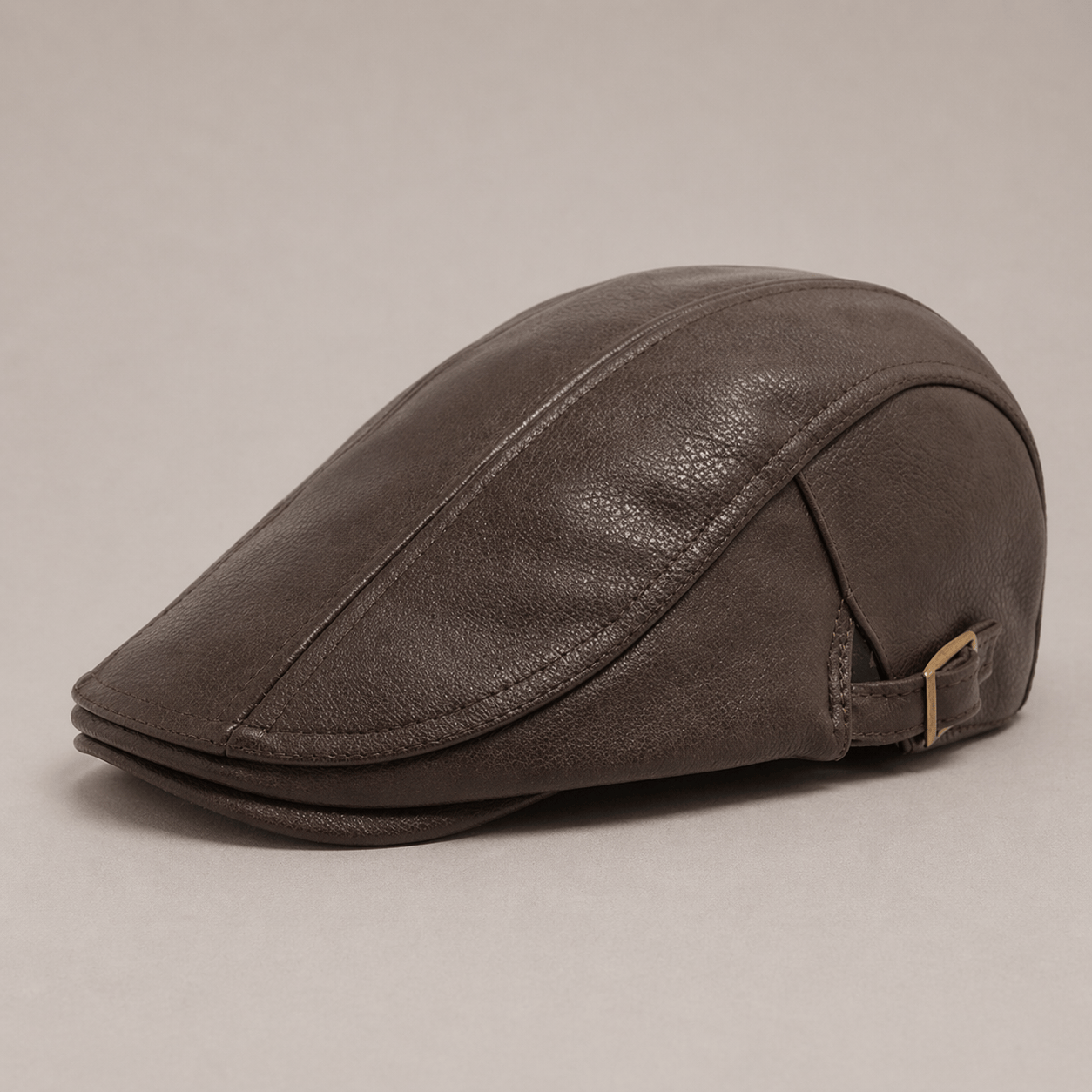 Béret Simili Cuir Vintage