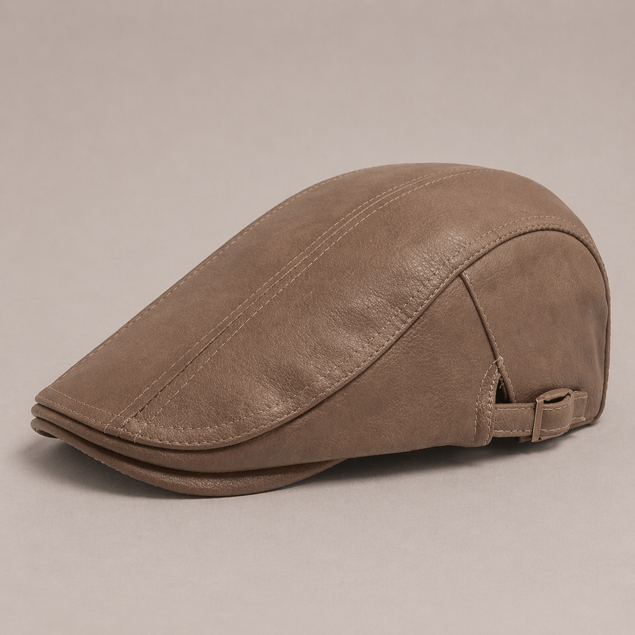 Béret Simili Cuir Vintage
