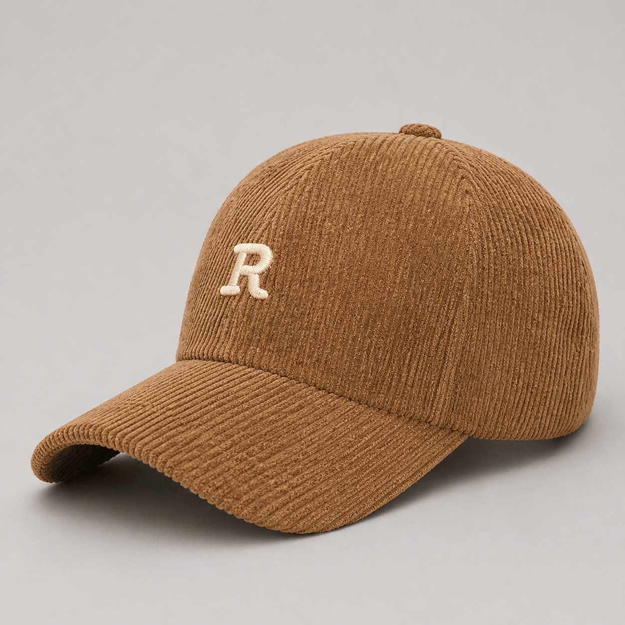 Casquette Velours Lettre R