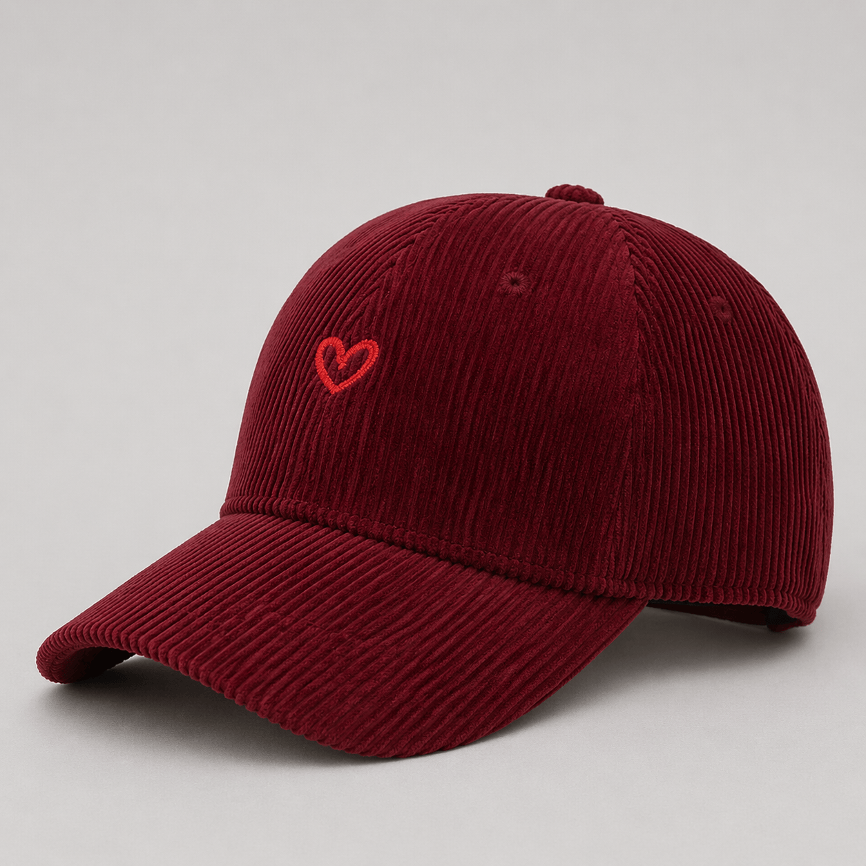 Casquette Velours Cœur
