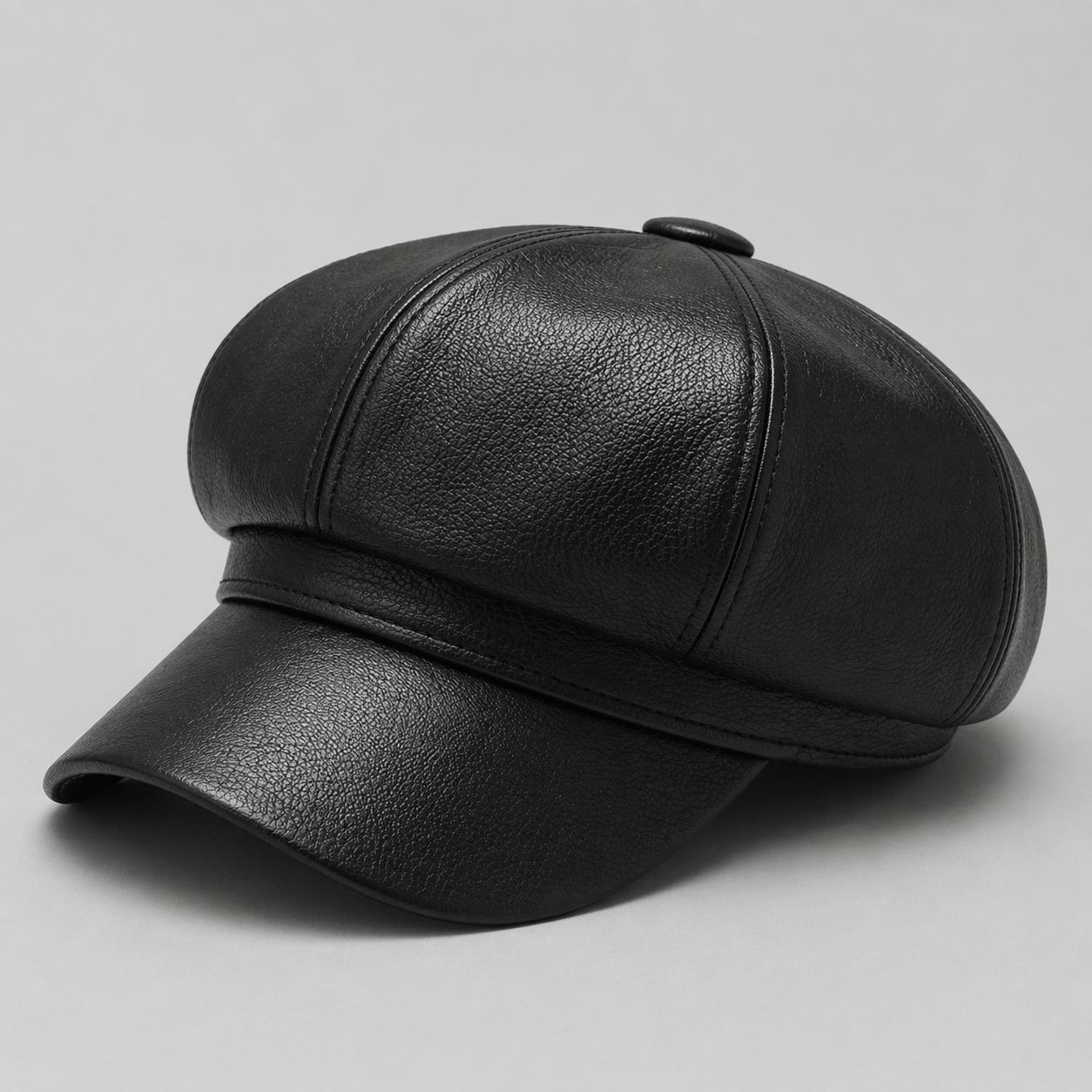 Casquette Gavroche Cuir