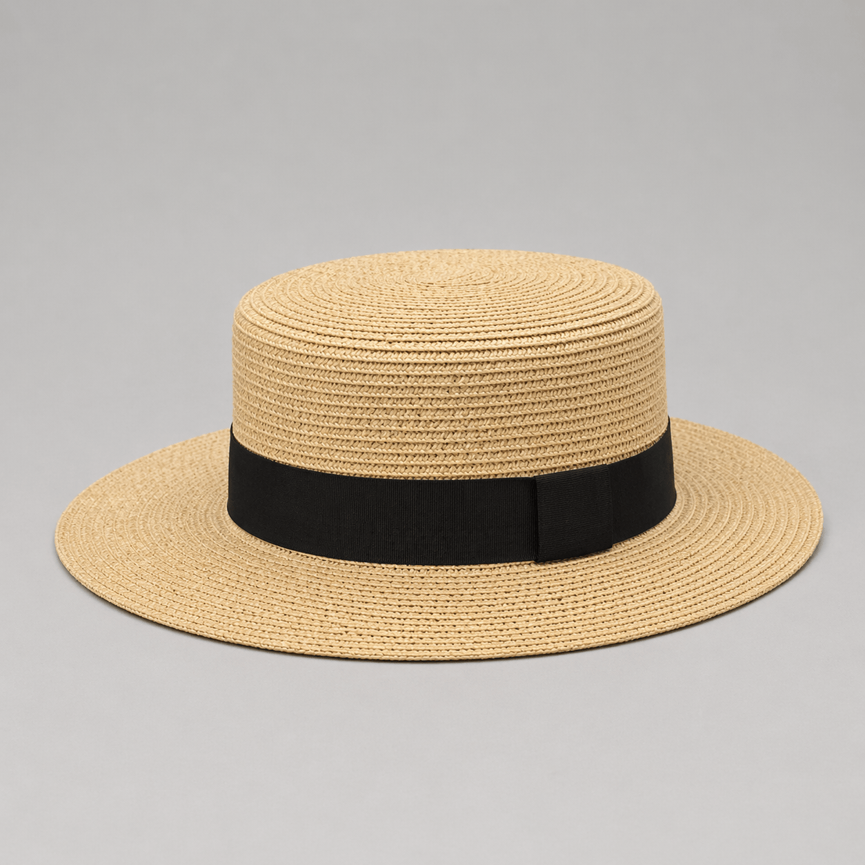 Chapeau de Paille Bord Plat