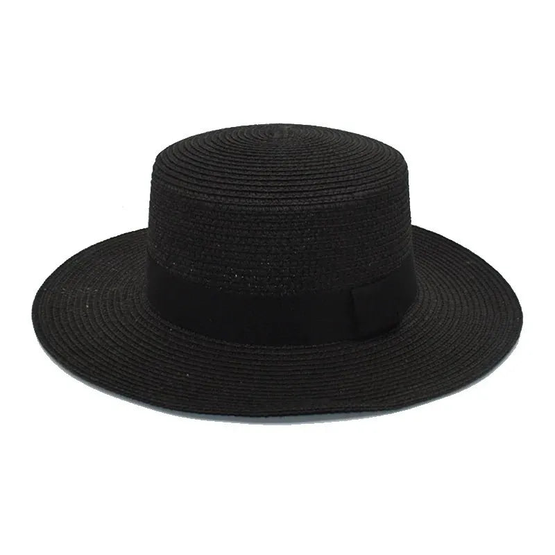 Chapeau de Paille Bord Plat
