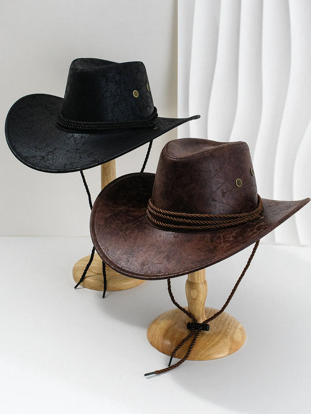 Chapeau Cowboy Effet Cuir