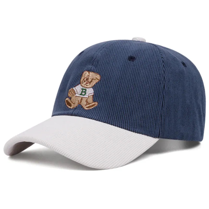 Casquette Velours Ours