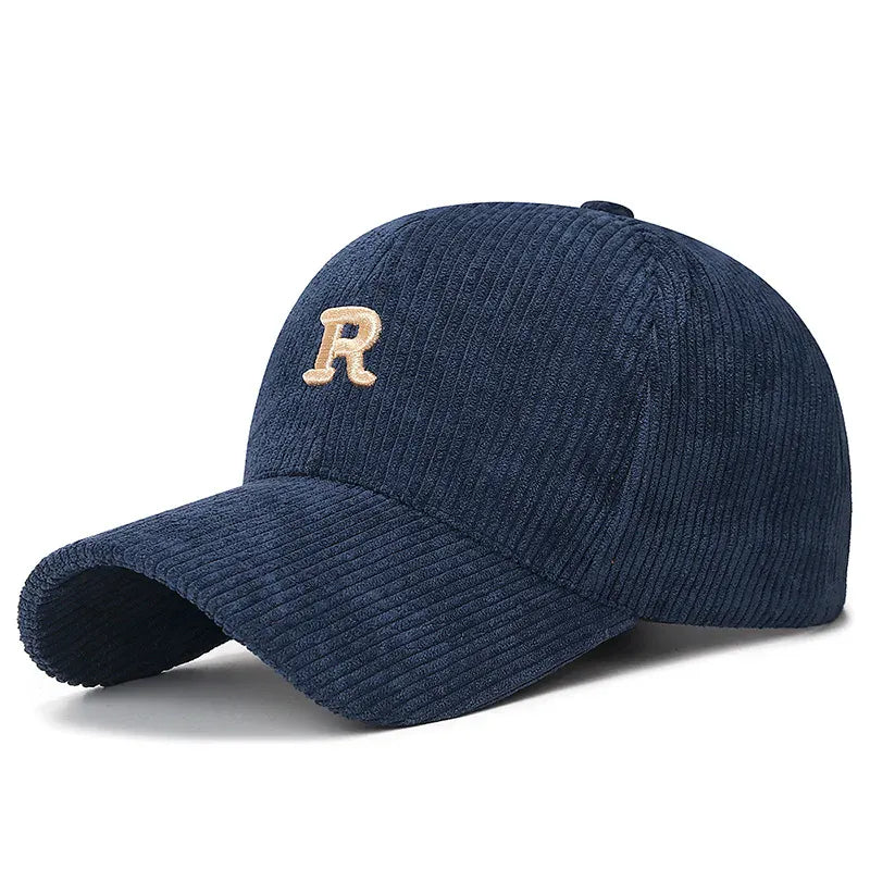 Casquette Velours Lettre R