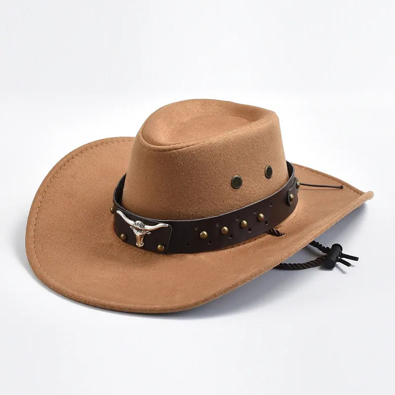 Chapeau Cowboy Effet Daim