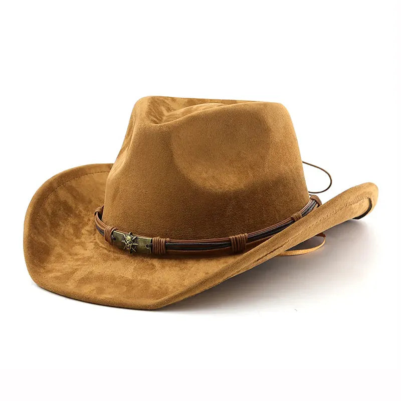 Chapeau Cowboy Bord Courbé