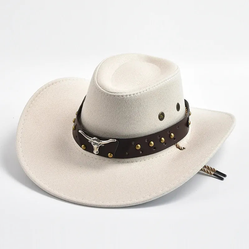 Chapeau Cowboy Effet Daim