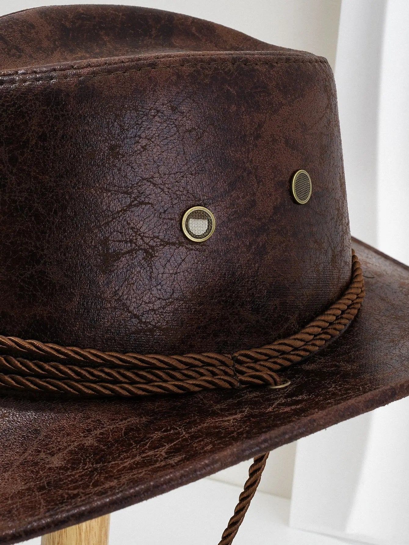 Chapeau Cowboy Effet Cuir