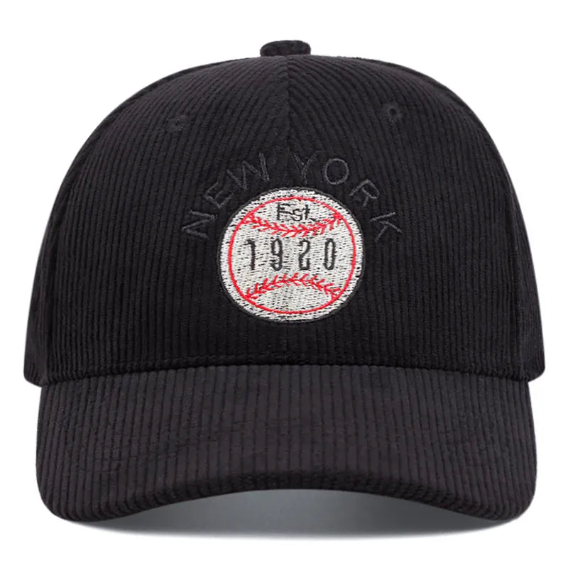 Casquette Velours Vintage