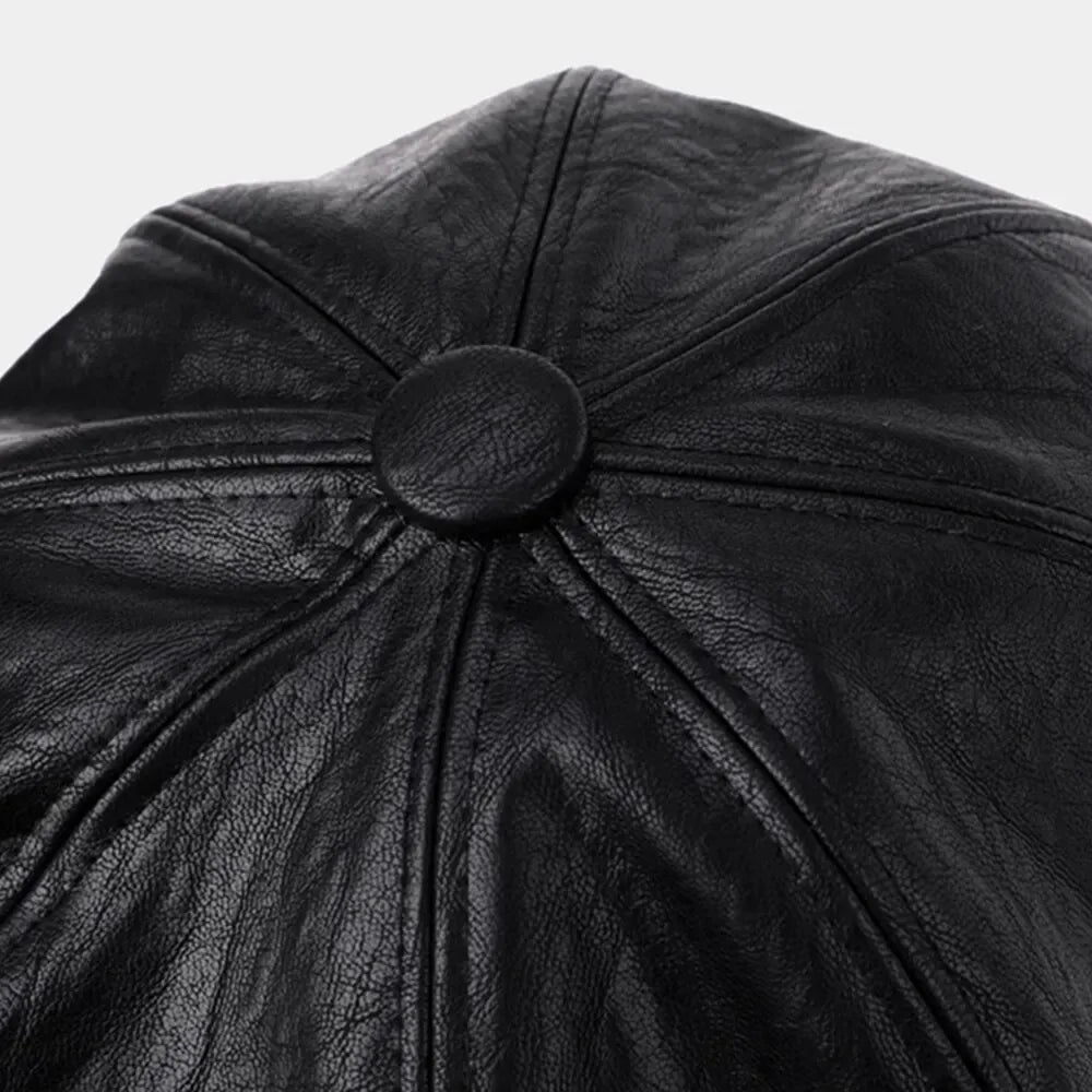 Casquette Gavroche Cuir