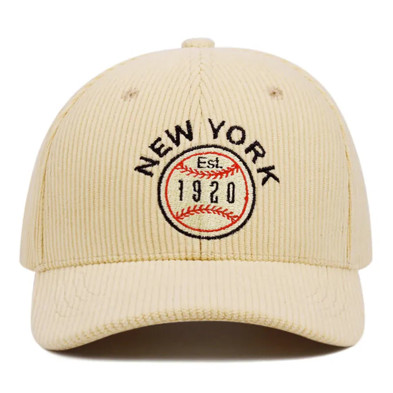 Casquette Velours Vintage