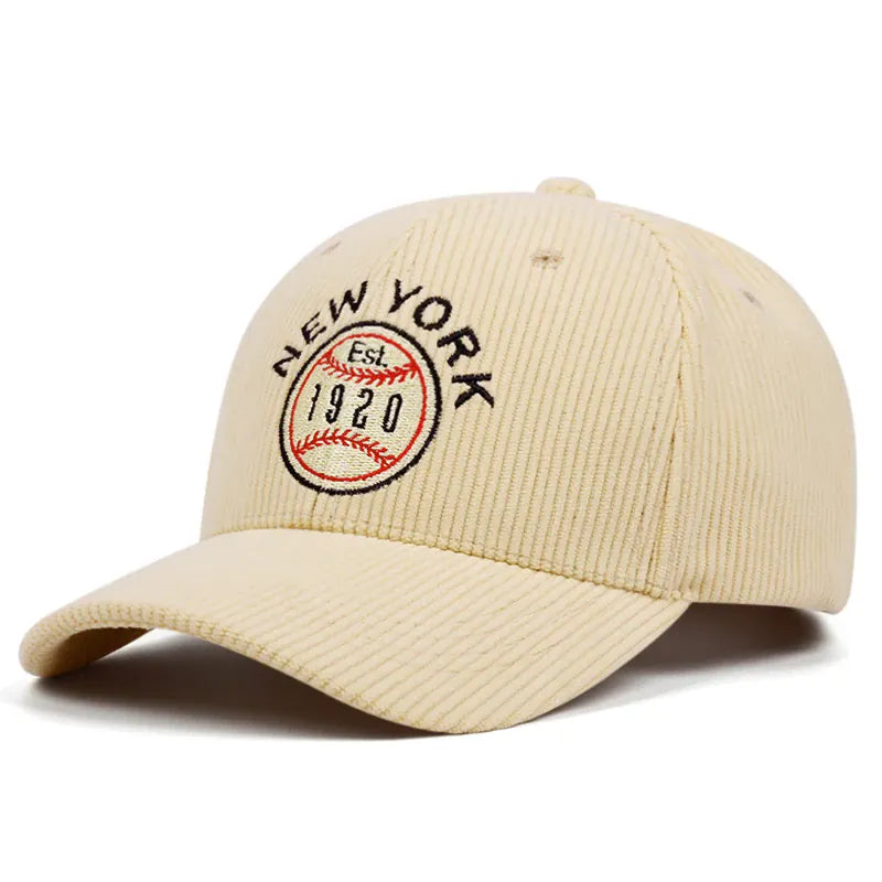 Casquette Velours Vintage
