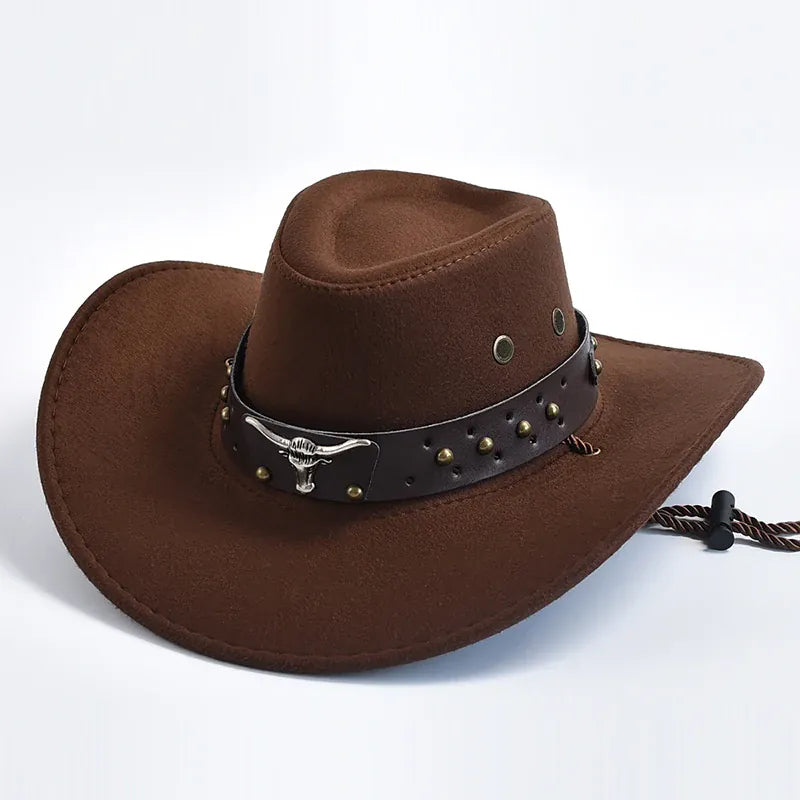 Chapeau Cowboy Effet Daim