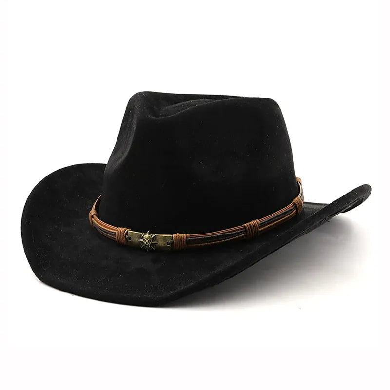 Chapeau Cowboy Bord Courbé