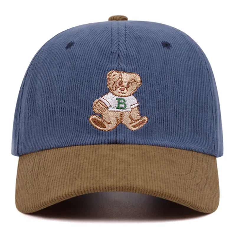 Casquette Velours Ours